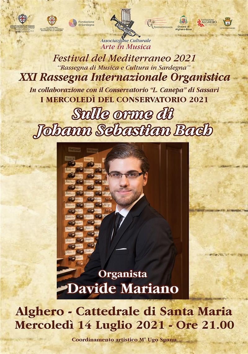Alghero: stasera in Cattedrale concerto di Davide Mariano