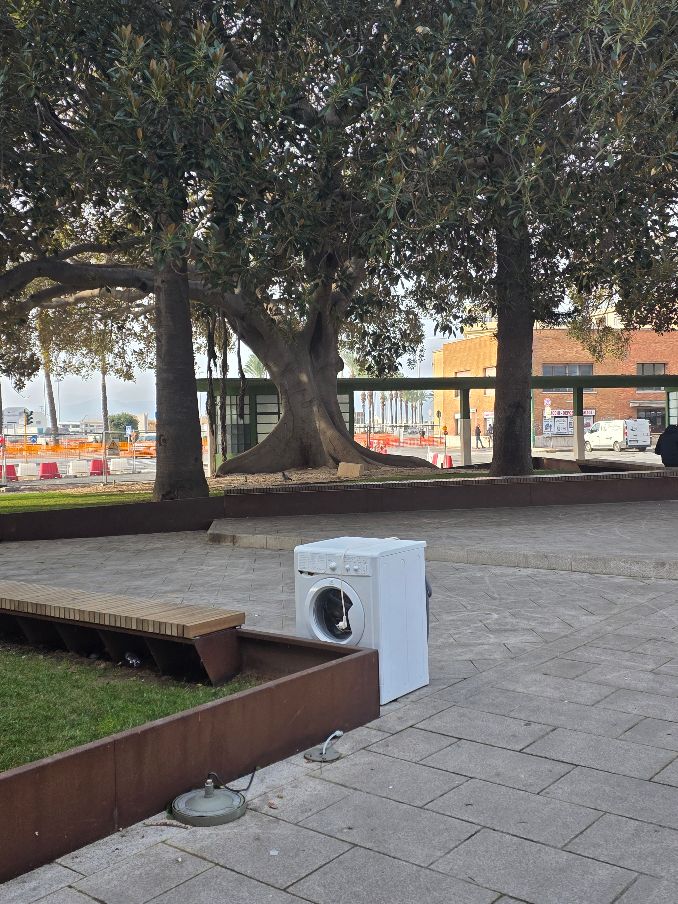 Cagliari, il bucato si fa in piazza Matteotti. Meloni (FdI) infierisce su Zedda: "Arte radical-chic o degrado puro?"
