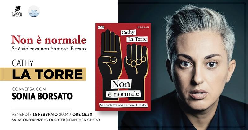 Cathy La Torre con "Non è normale" ad Alghero