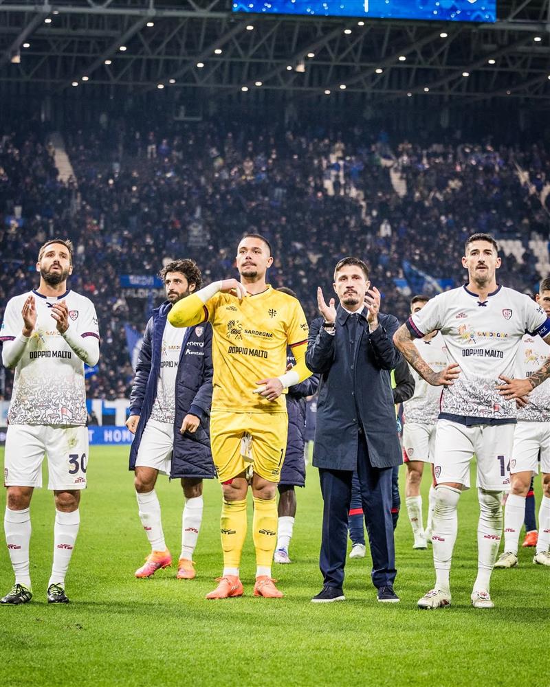 Un buon Cagliari cade a Bergamo