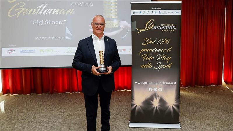 È Claudio Ranieri il vincitore del premio Gentleman Serie B per la stagione 2022-‘23