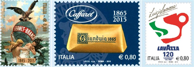 I francobolli sul made in Italy: tre storiche eccellenze