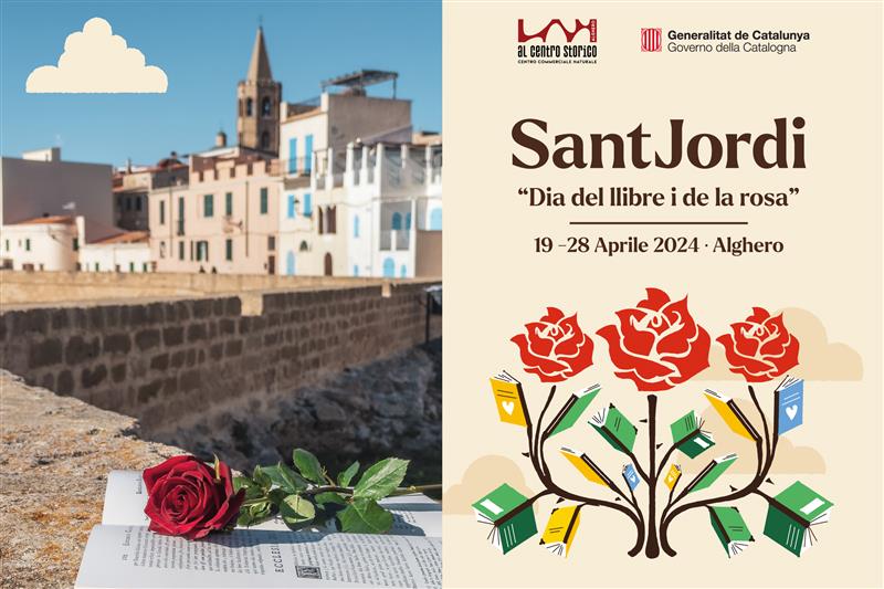 Alghero celebra Sant Jordi con le Vetrine da Leggere