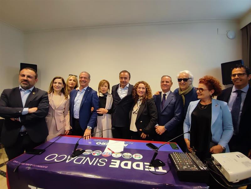 Alghero: Il candidato Tedde e la coalizione di centrodestra presentano il programma alla cittadinanza