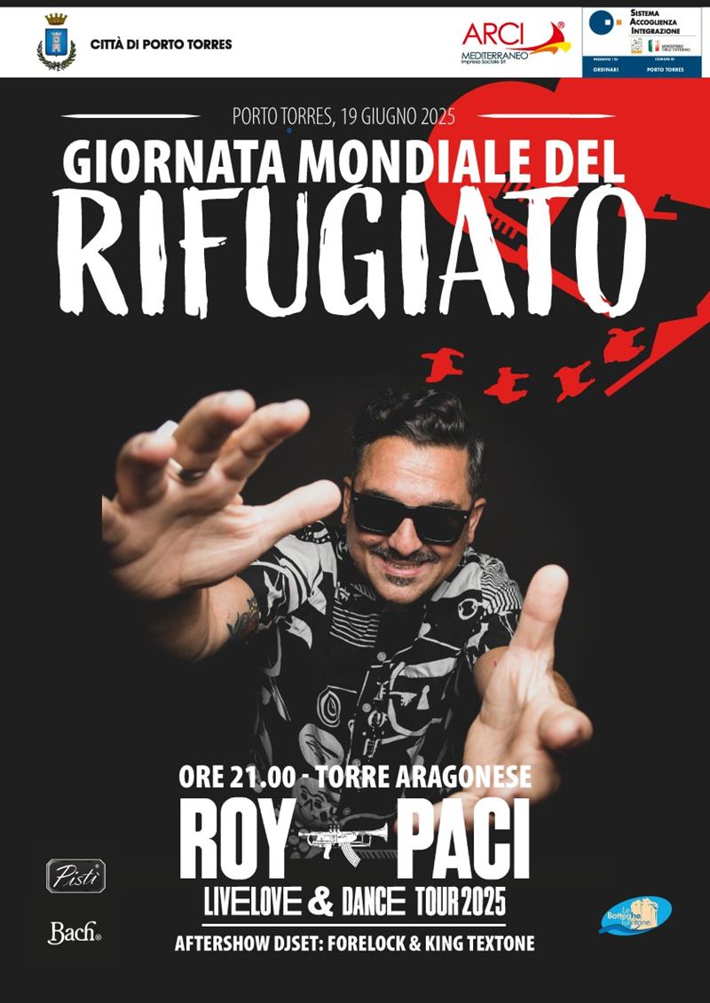 Roy Paci & Aretuska accendono Porto Torres: musica e diritti umani per la Giornata Mondiale del Rifugiato
