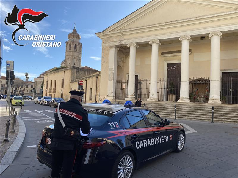 Oristano, furto sacrilego nella chiesa di San Francesco: arrestato il presunto responsabile
