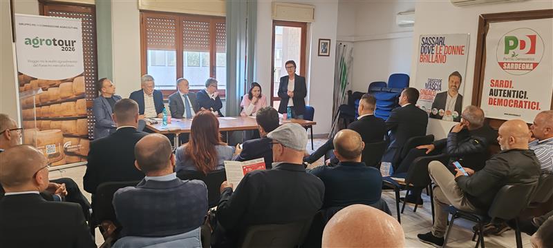 Il Partito Democratico porta le emergenze delle campagne sarde in Parlamento: asse con i sindacati su caro gasolio e manodopera