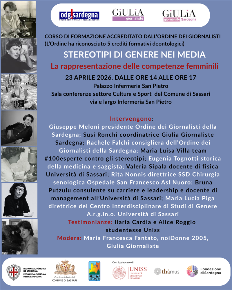 I cronisti sardi a lezione per pesare le parole: a Sassari un vertice per cancellare i pregiudizi di genere dall