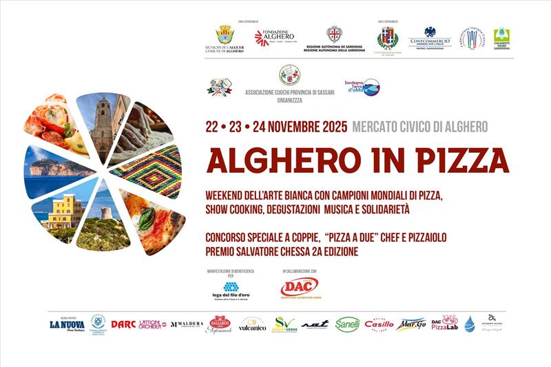 Alghero in Pizza porta tre giorni di gusto, cultura e solidarietà al Mercato Civico