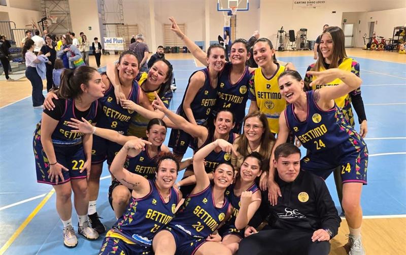 Il Basket Settimo espugna il campo di Monserrato e strappa il titolo femminile alle campionesse in carica