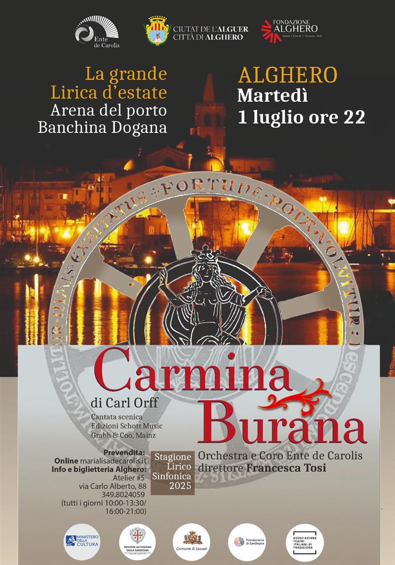 Alghero, la grande lirica e le polemiche: l’assessora Sanna difende la scelta della location per i Carmina Burana