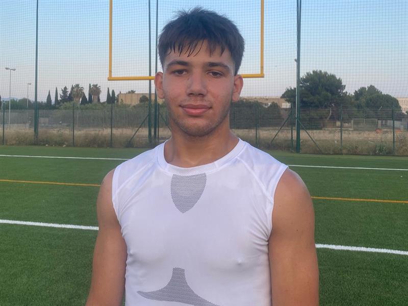 Riccardo Carta convocato in Nazionale Flag: il talento dei Crusaders sogna gli USA