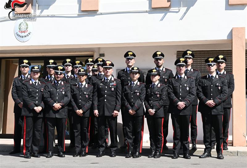 Carabinieri Sassari, rinforzati gli organici: l’Arma resta presidio vivo nelle comunità