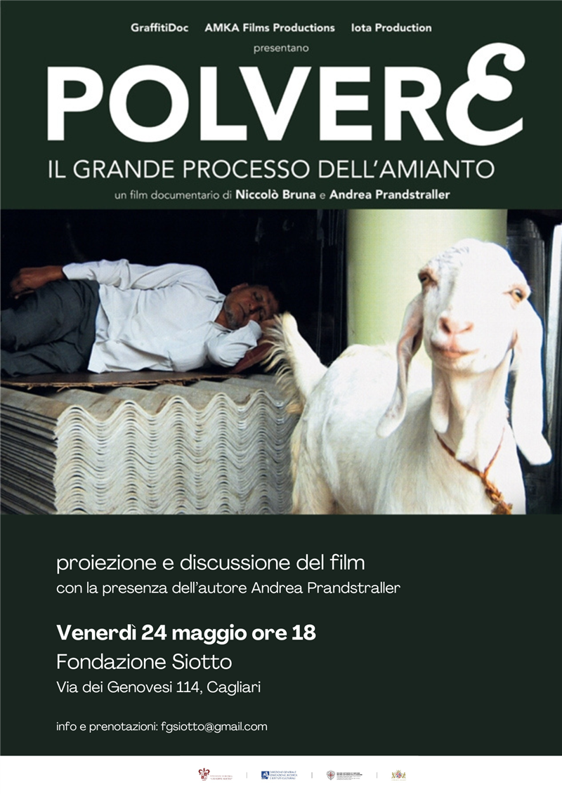 Venerdì a Cagliari si parla di amianto con la proiezione del doc "Polvere. Il grande processo dell