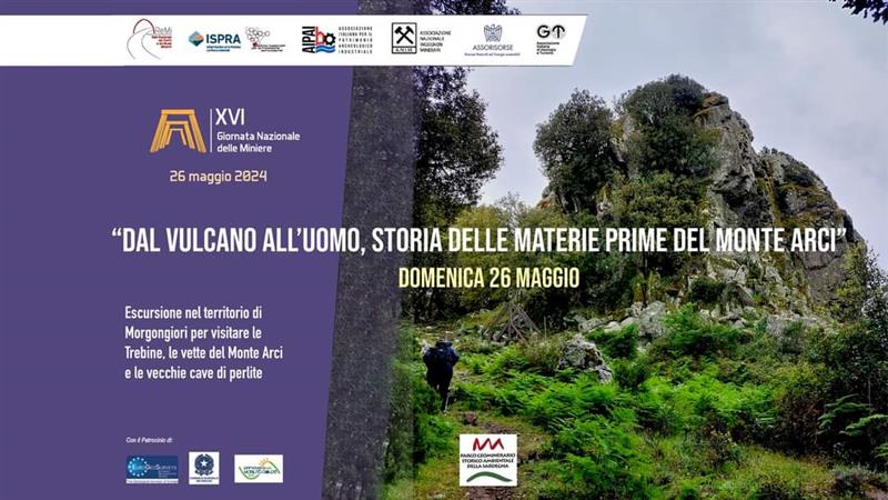 Giornata Nazionale delle Miniere: alla scoperta della storia millenaria del Monte Arci