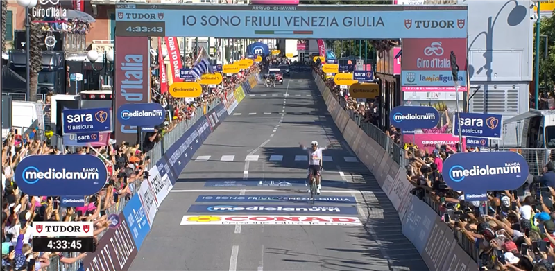 11ª Tappa Giro 2026: Sotto Cogorno la fuga e il silenzio dei big