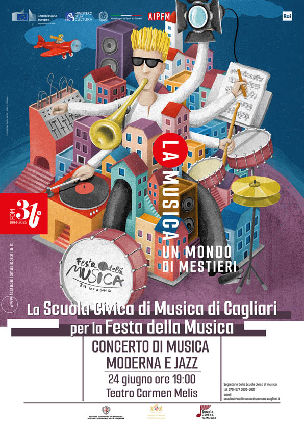 Festa della Musica a Cagliari, la Scuola Civica accende il Carmen Melis: sul palco passione, studio e talento