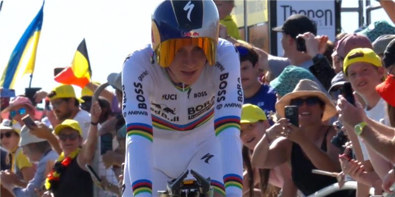 16ª Tappa Tour 2026 - Evenepoel raddoppia a Thonon, l'iridato piega anche Pogacar