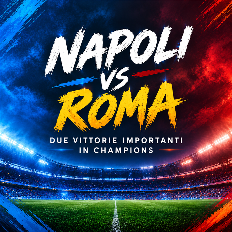 Roma e Napoli, la Champions accende il big match