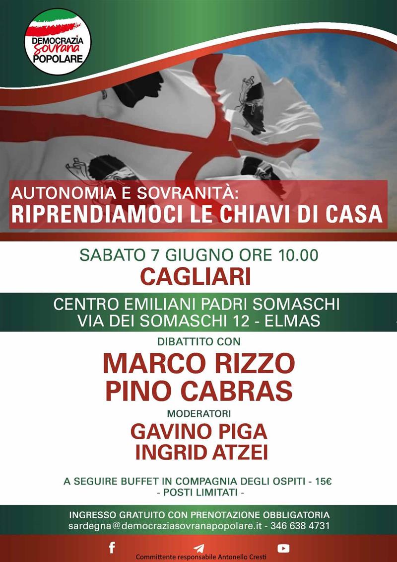Autonomia e sovranità: riprendiamoci le chiavi di casa