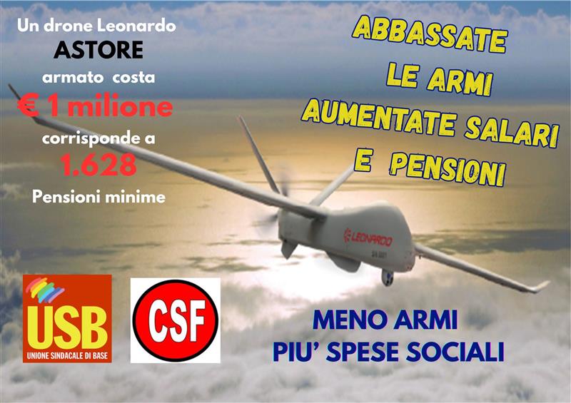 Cagliari, presidio in Viale Buoncamino: la protesta del Cagliari Social Forum e USB contro guerra, riarmo e repressione