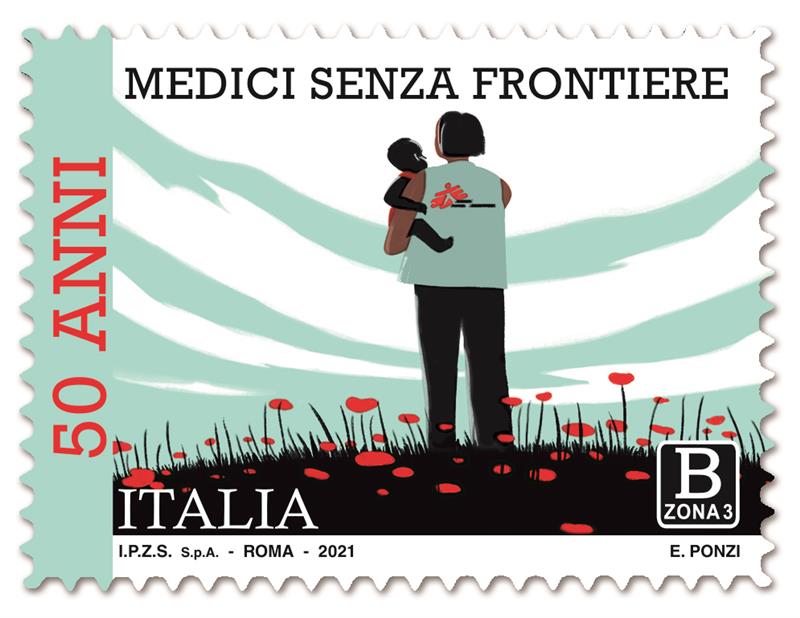 Un francobollo per i "Medici senza frontiere"