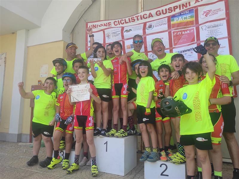 Trionfo dell'Alghero Bike School nel Trofeo di Guspini
