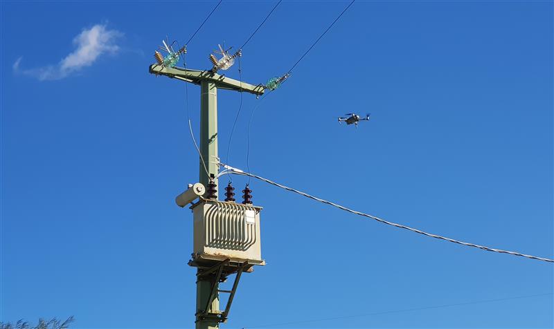 Drone riprende Centro Adeestramento Operativo