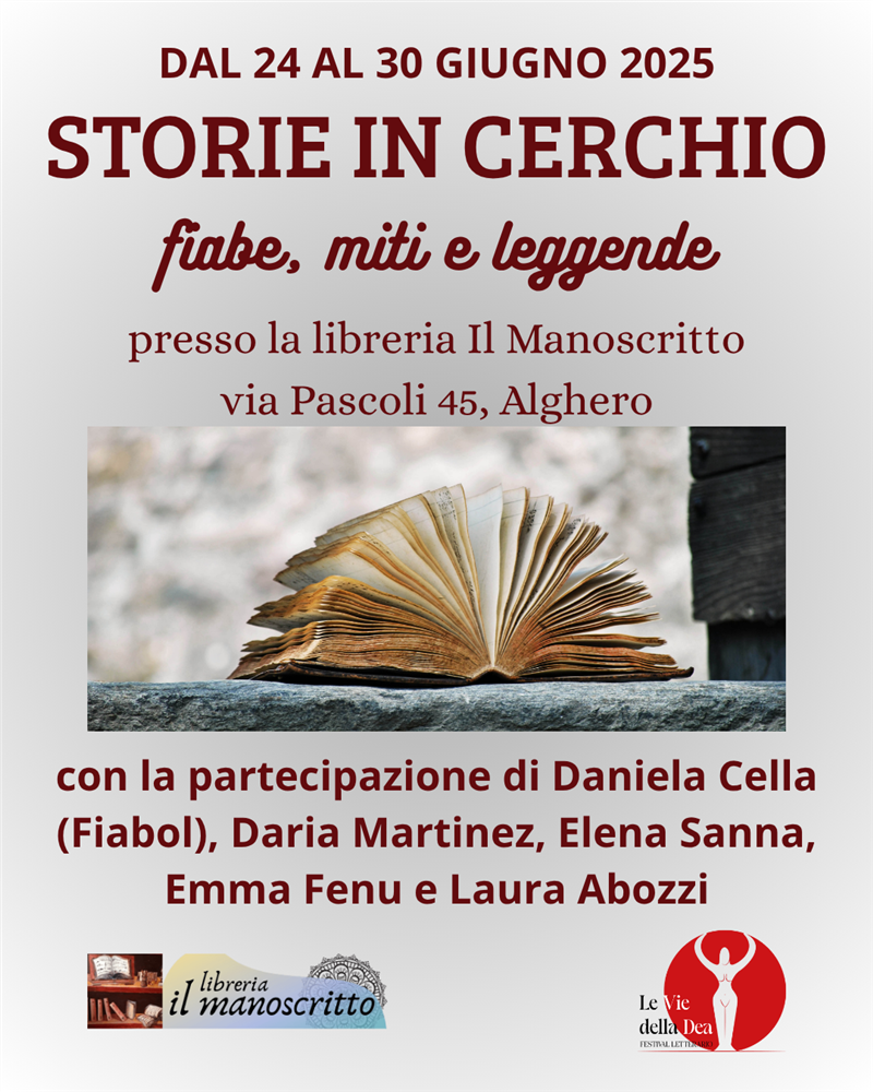 Alghero: storie in cerchio tra fiabe, miti e scrittura emotiva