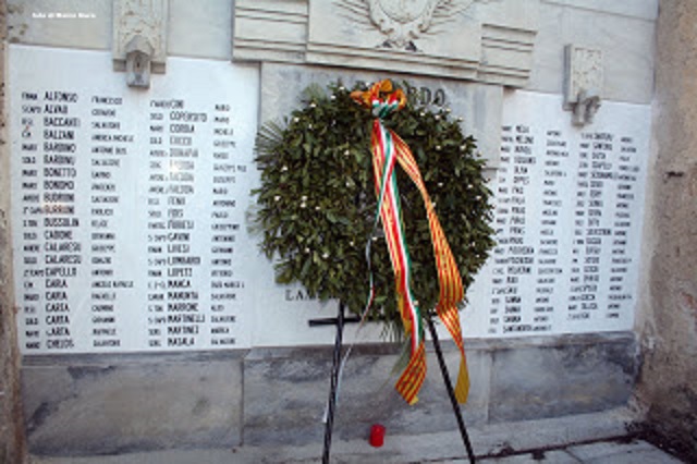 Monumento ai Caduti, Piazza Porta Terra, Alghero, Sardegna