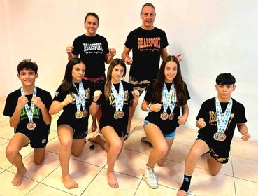 Campionato Italiano di Kickboxing: grandi successi per la ASD RealSport