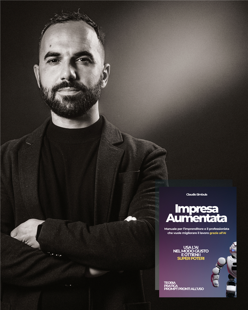 “Impresa Aumentata”: Claudio Simbula firma un libro per portare l’AI generativa nel lavoro di tutti i giorni