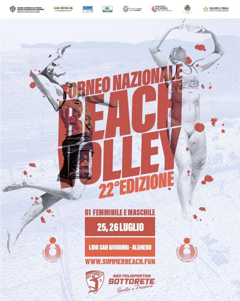 La Serie B1 nazionale di beach volley sbarca ad Alghero al Summerbeach Village con un montepremi da cinquemila euro