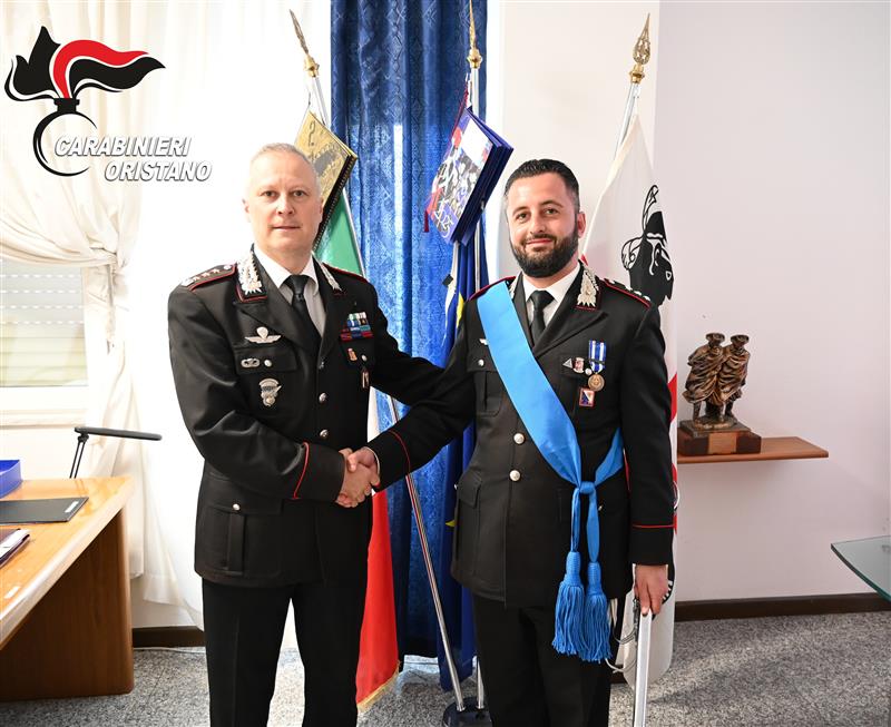 Ghilarza, avvicendamento al comando dei Carabinieri: arriva il Capitano Antonio Zarrillo