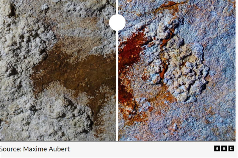 La più antica pittura rupestre raffigurante una mano con artigli rossi potrebbe riscrivere la cronologia della creatività umana.