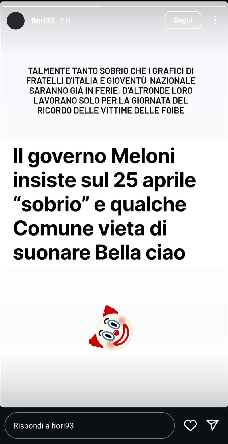 Alghero, bufera social alla vigilia del 25 aprile: polemica tra FdI, Lega e un componente del CdA della Fondazione Alghero