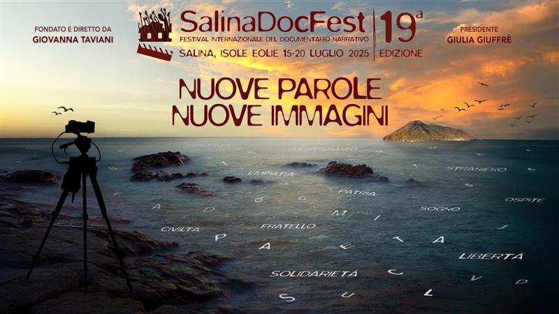SalinaDocFest 2025, il cinema del reale torna a Salina dal 15 al 20 luglio: “Nuove Parole / Nuove Immagini” per leggere il presente