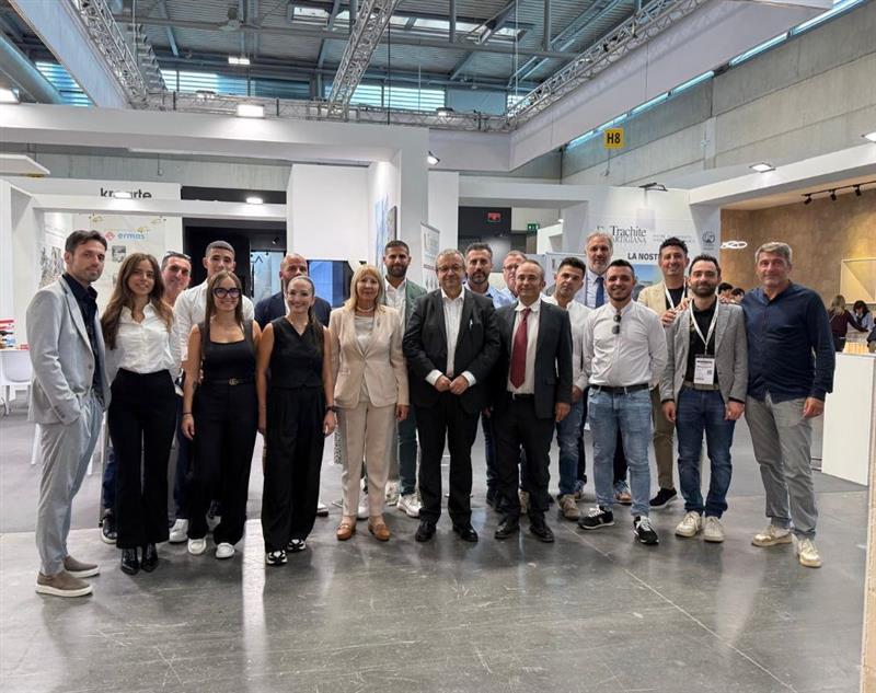 Marmomac Verona, sette aziende sarde alla fiera dei materiali lapidei. Cani: «Massimo sostegno della Regione a un comparto in crescita»