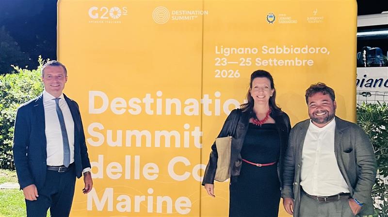Lignano Sabbiadoro, la delegazione di Alghero al IX Destination Summit del G20Spiagge