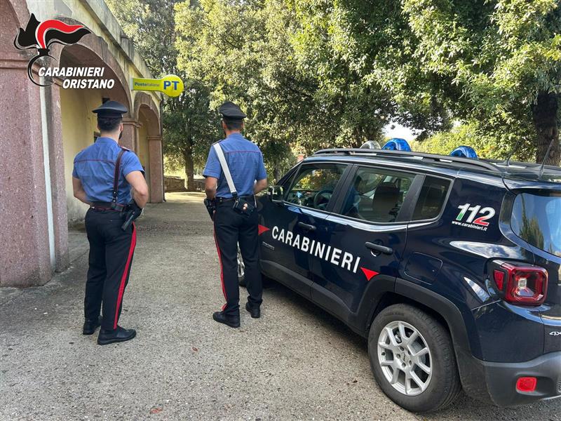 Ulà Tirso, individuato l’autore della rapina all’Ufficio postale: obbligo di dimora per un pregiudicato già sorvegliato speciale