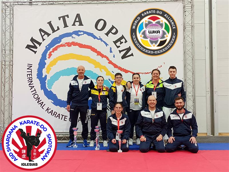 ASD Shardana Karate-Do Shotokan Iglesias: Successo internazionale a Malta