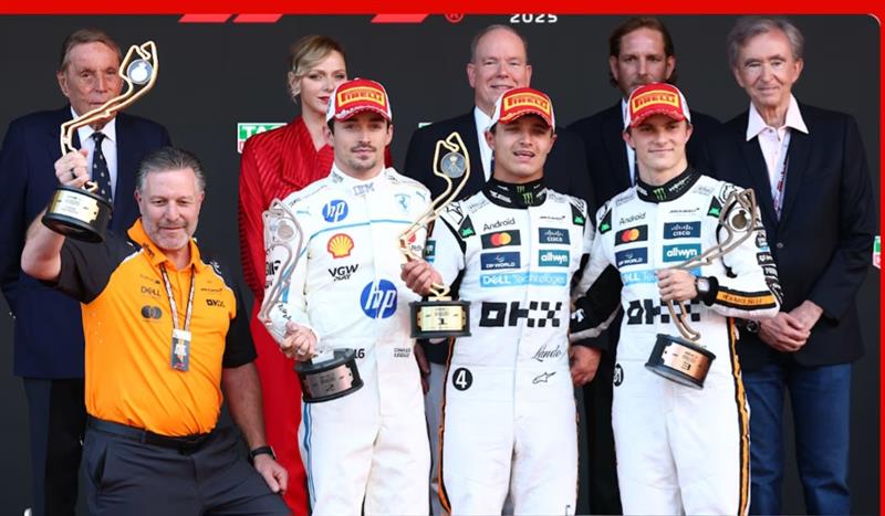 F1, GP di Monaco 2025: trionfo McLaren con Norris. Leclerc 2°, Piastri 3°. Delusione Mercedes