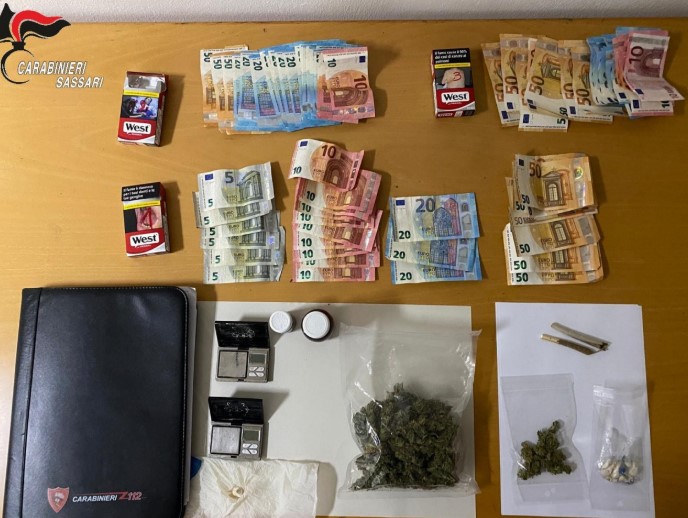 Alghero, arrestato un uomo per spaccio: eroina, marijuana e metadone tra le sostanze sequestrate