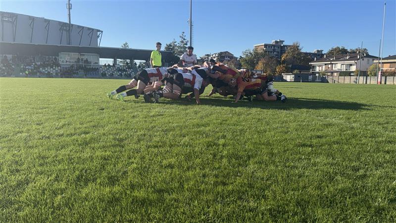 Amatori Rugby Alghero, sconfitta di carattere a Piacenza: 26-19 e un punto che pesa