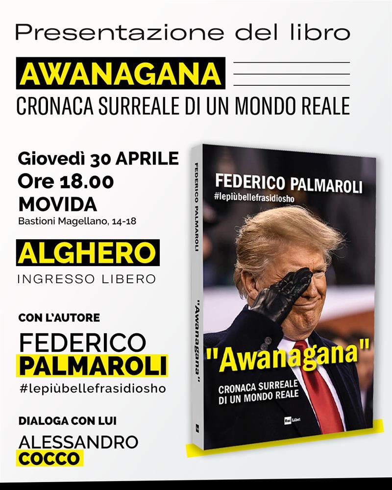 Osho smette la tunica e indossa i panni del cronista: Federico Palmaroli sbarca ad Alghero con il suo diario surreale