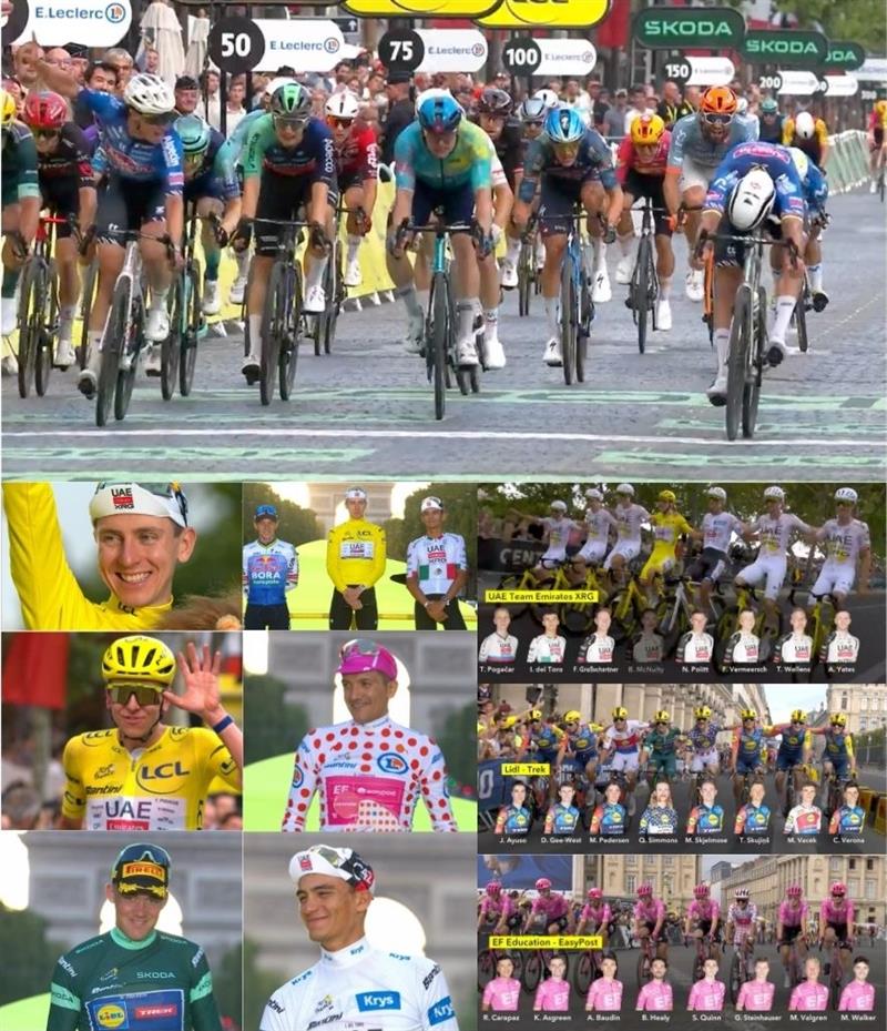 21ª Tappa Tour de France 2026 – Van der Poel vince sugli Champs-Élysées, Pogacar alza cinque dita a Parigi
