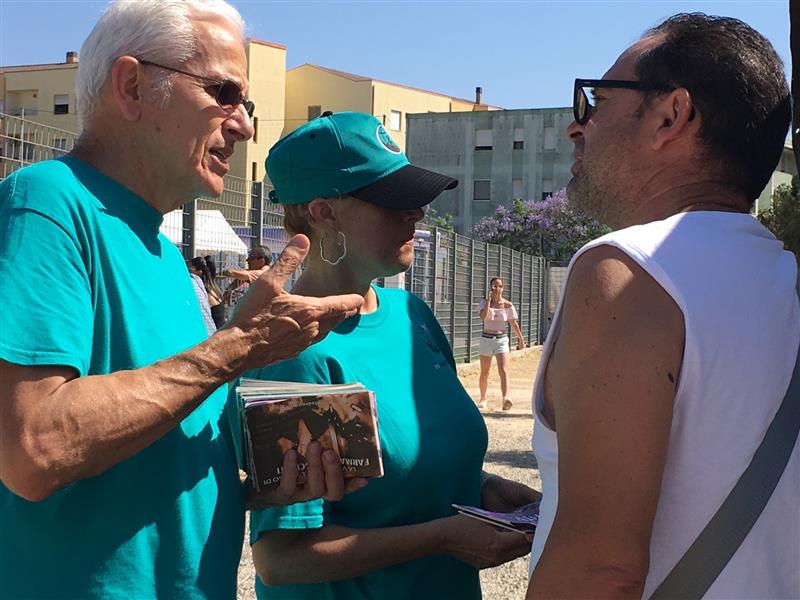 Prevenzione alla droga ad Arzachena: nuova "incursione" dei volontari di Mondo Libero dalla Droga