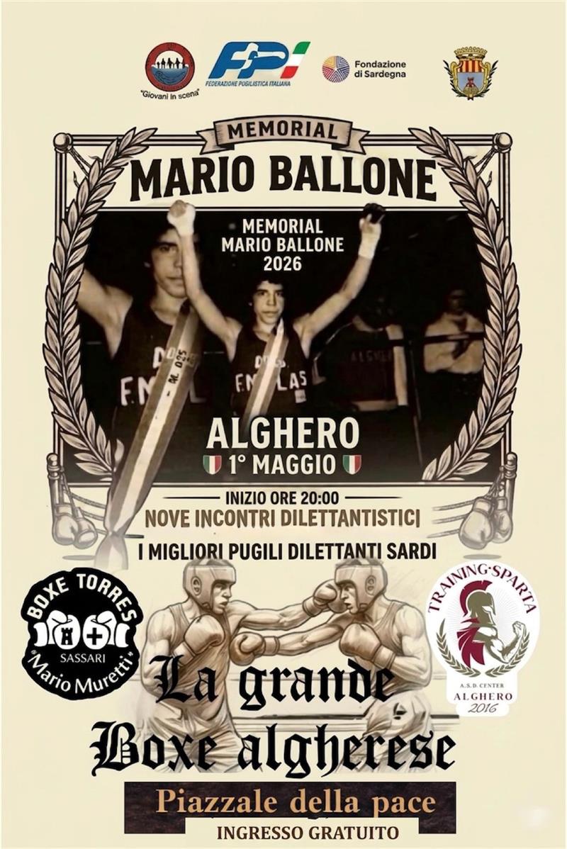 Il ring mondiale sbarca in piazza ad Alghero: due giorni di guantoni, palloni e musica per la prima edizione di Primaver’Alguer