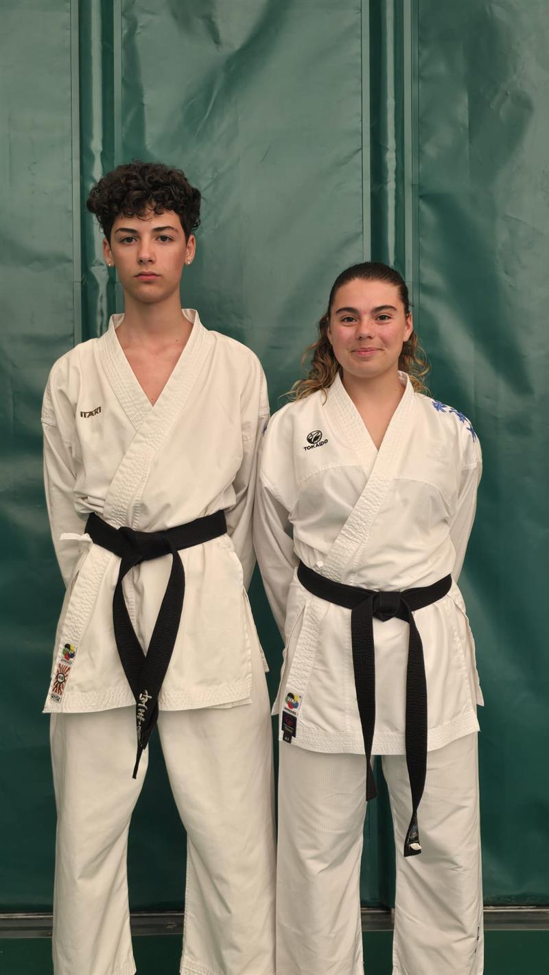 Due secondi Dan di karate alla Why Company Martial Gym Alghero