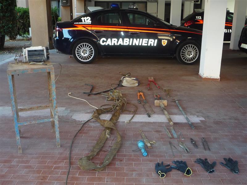 Furto di rame: arrestati due rumeni